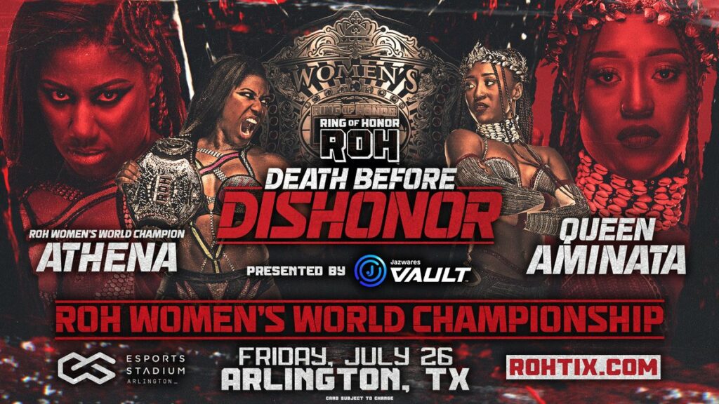 Cartelera ROH Death Before Dishonor 2024 actualizada