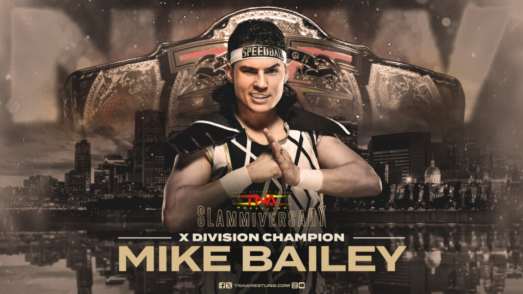 Mike Bailey se convierte en el nuevo Campeón de la X-Division en TNA Slammiversary 2024