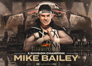 Mike Bailey se convierte en el nuevo Campeón de la X-Division en TNA Slammiversary 2024