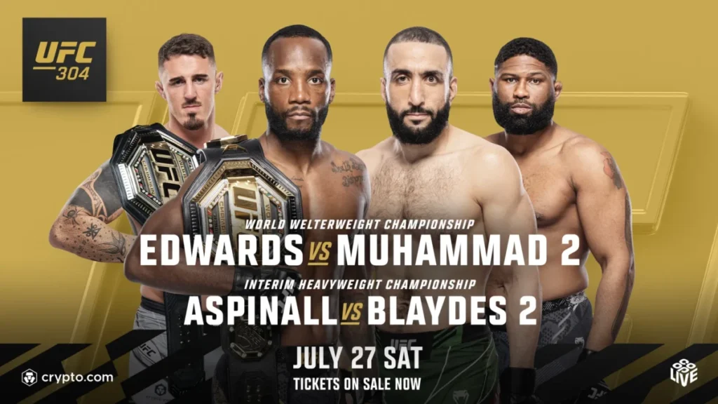 Resultados UFC 304: Edwards vs. Muhammad 2