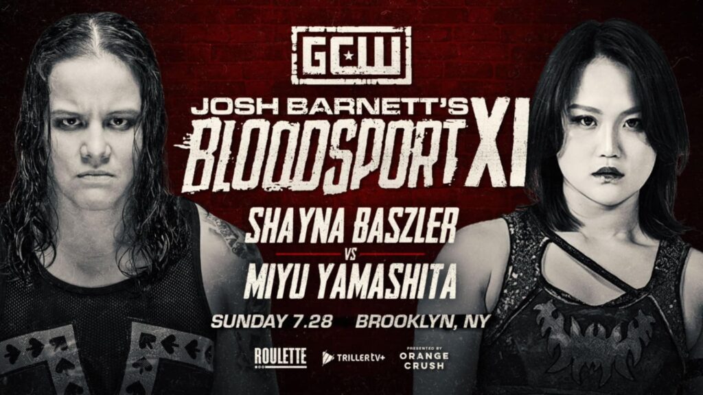 Shayna Baszler se enfrentará a Miyu Yamashita en GCW Josh Barnett’s Bloodsport XI