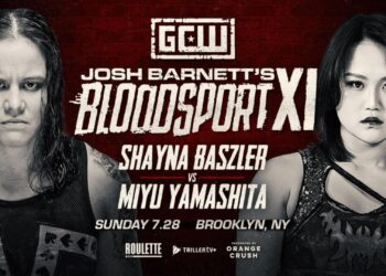 Shayna Baszler se enfrentará a Miyu Yamashita en GCW Josh Barnett’s Bloodsport XI