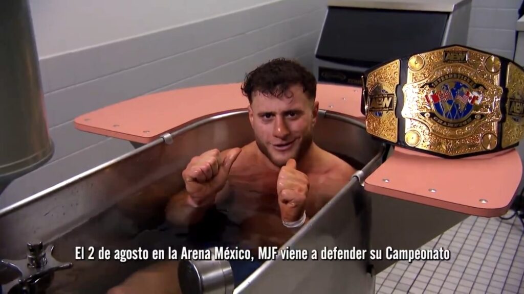 MJF debutará en CMLL defendiendo el Campeonato Internacional de AEW