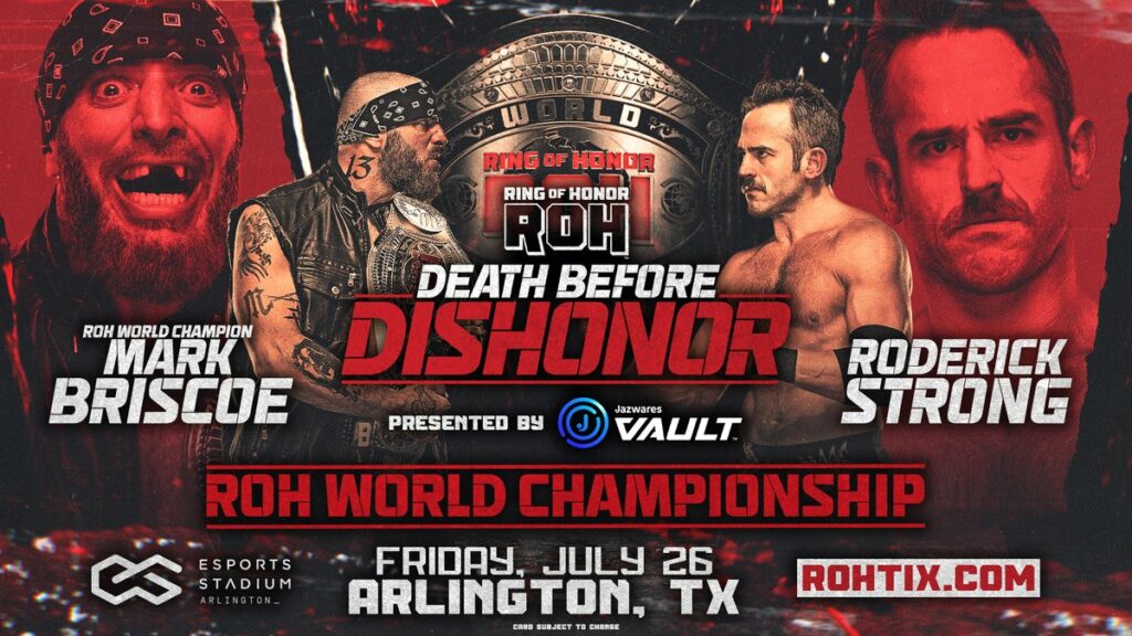 Cartelera ROH Death Before Dishonor 2024 actualizada