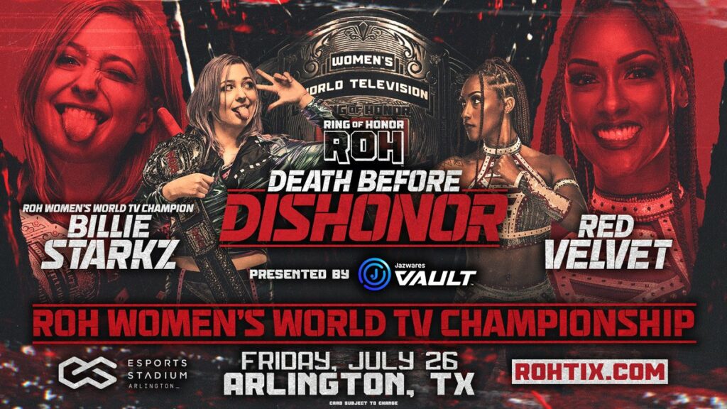 Cartelera ROH Death Before Dishonor 2024 actualizada