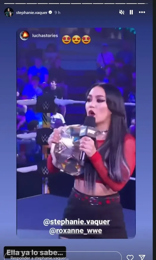 Stephanie Vaquer responde a las palabras de Roxanne Perez en WWE NXT