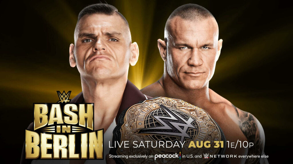 GUNTHER defenderá el Campeonato Mundial Peso Pesado de WWE ante Randy Orton en Bash in Berlin