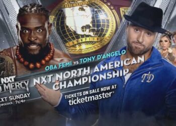 Oba Femi y Tony D’Angelo lucharán por el Campeonato Norteamericano de NXT en No Mercy 2024