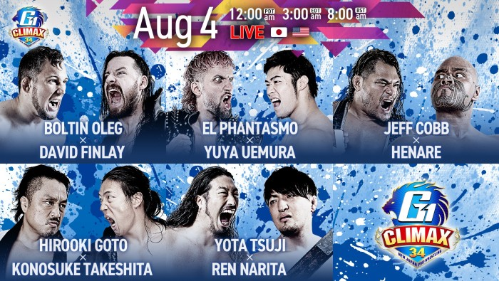 Resultados NJPW G1 Climax 34 (noche 10)