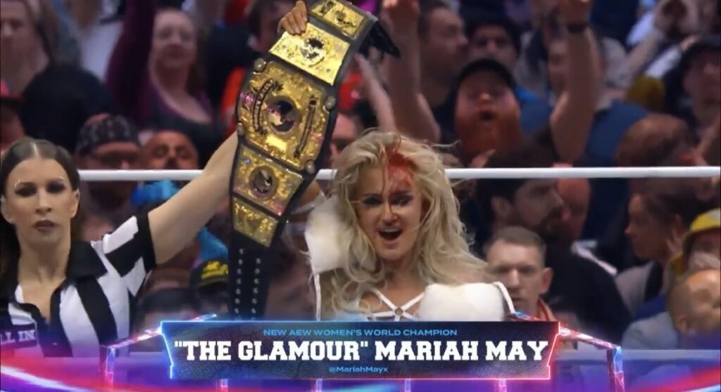 Mariah May se convierte en la nueva Campeona Mundial Femenina de AEW en All In 2024