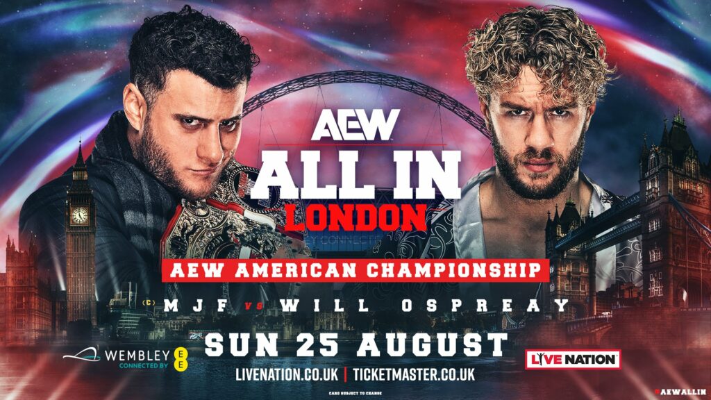 Cartelera AEW All In 2024 actualizada