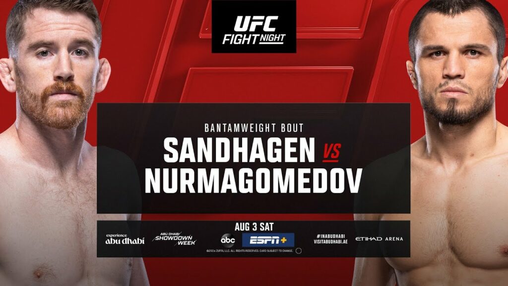 Resultados UFC Abu Dhabi: Sandhagen vs. Nurmagomedov