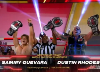Sammy Guevara y Dustin Rhodes, nuevos Campeones Mundiales por Parejas de ROH en AEW Collision