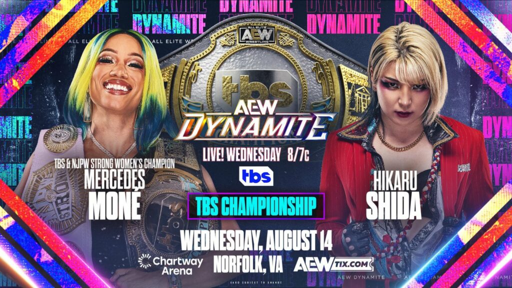 All Elite Wrestling amplía la cartelera del episodio de AEW Dynamite del 14 de agosto