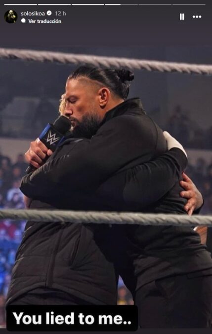 Solo Sikoa reacciona al ataque de Roman Reigns a The Bloodline en WWE SmackDown