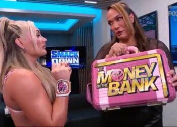 Tiffany Stratton recibe un maletín nuevo de Money in the Bank