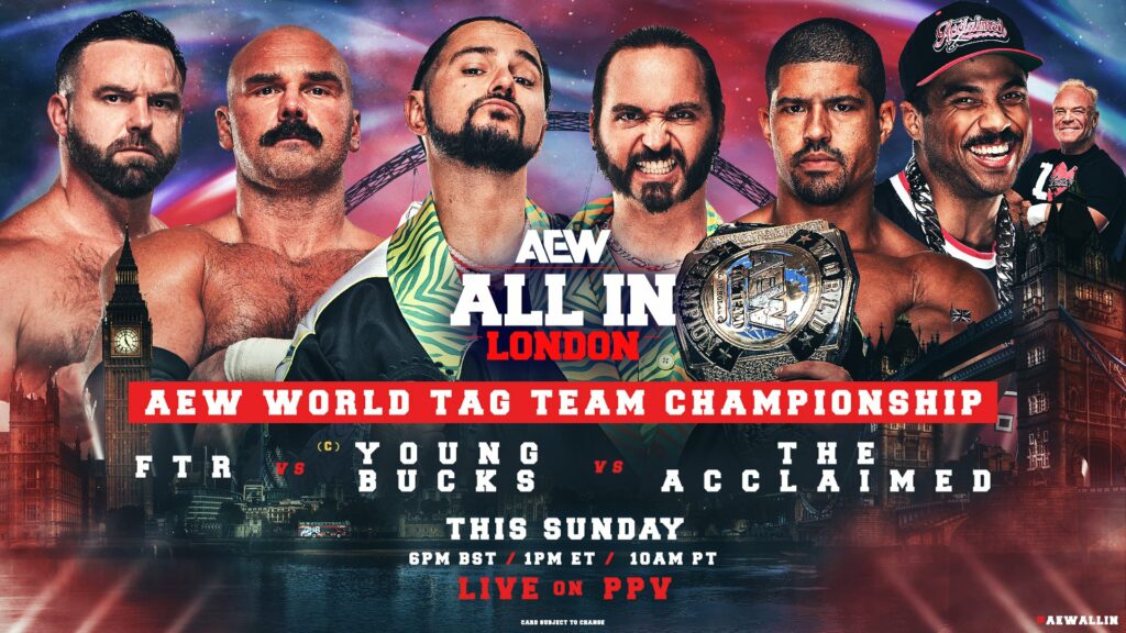 Cartelera AEW All In 2024 actualizada