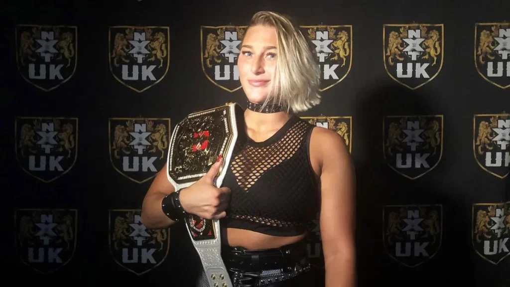 WWE publica una defensa titular nunca vista de Rhea Ripley con el Campeonato Femenino de NXT UK