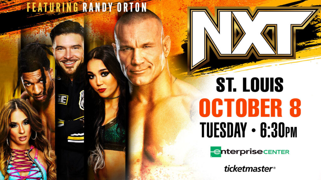 WWE cambia la ubicación del show de NXT en St. Louis del 8 de octubre