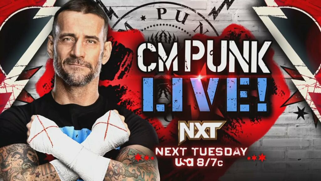 CM Punk realizará un anuncio especial en WWE NXT la próxima semana