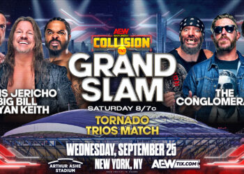 Confirmada la cartelera provisional del episodio de AEW Collision Grand Slam 2024