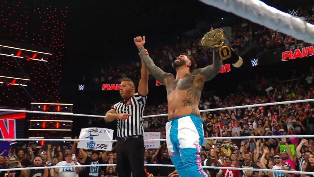 Jey Uso se convierte en el nuevo Campeón Intercontinental en WWE RAW