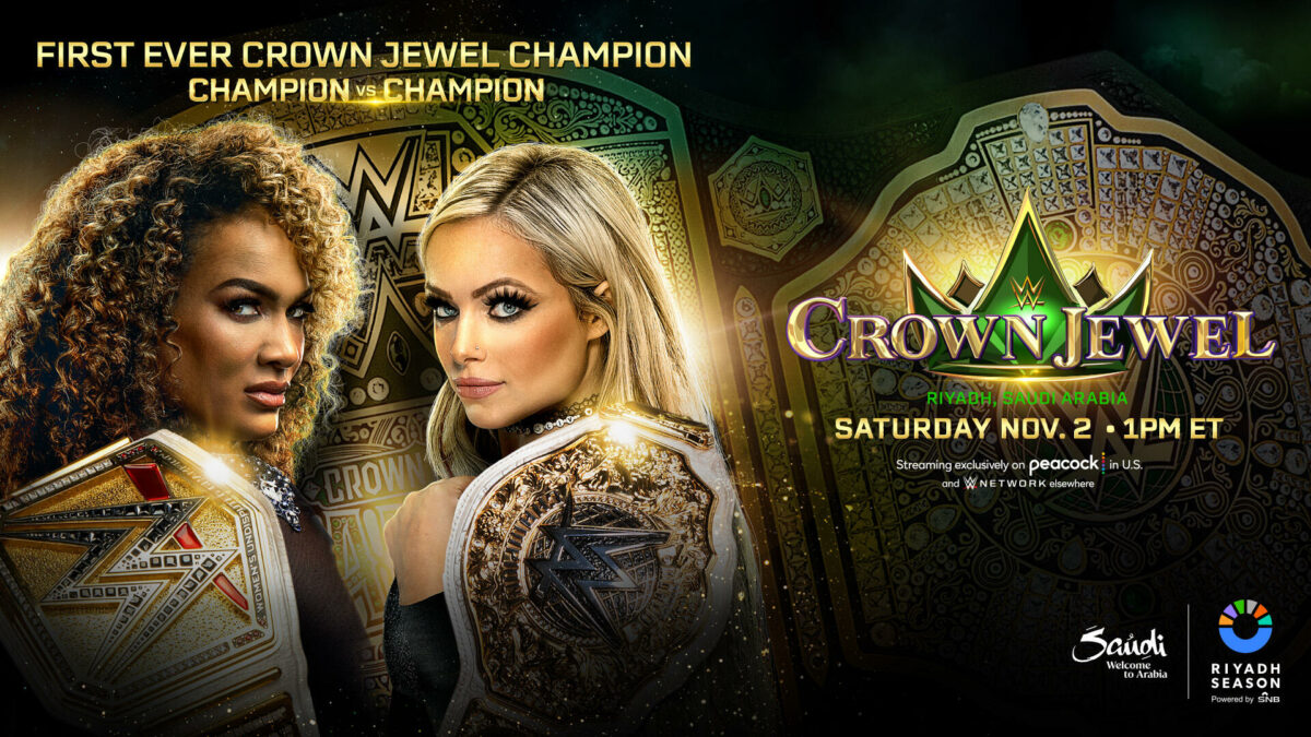 Cartelera WWE Crown Jewel 2024 actualizada