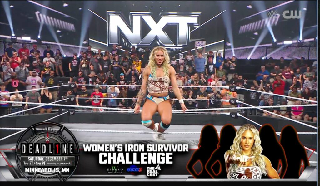 Sol Ruca, primera clasificada al Iron Survivor Challenge femenino en NXT Deadline 2024