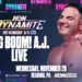 All Elite Wrestling amplía la cartelera del episodio de AEW Dynamite 20 de noviembre de 2024 All Elite Wrestling amplía la cartelera del episodio de AEW Dynamite 20 de noviembre de 2024