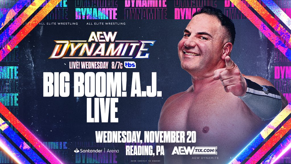 All Elite Wrestling amplía la cartelera del episodio de AEW Dynamite 20 de noviembre de 2024