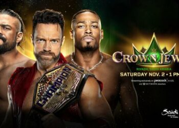 Apuestas WWE Crown Jewel 2024: LA Knight vs. Andrade vs. Carmelo Hayes