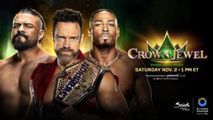 Apuestas WWE Crown Jewel 2024: LA Knight vs. Andrade vs. Carmelo Hayes