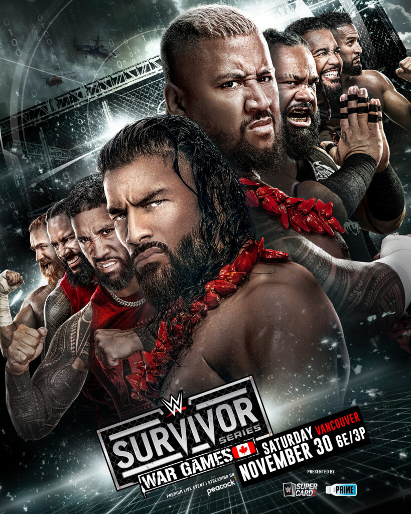 WWE Survivor Series WarGames 2024: póster oficial