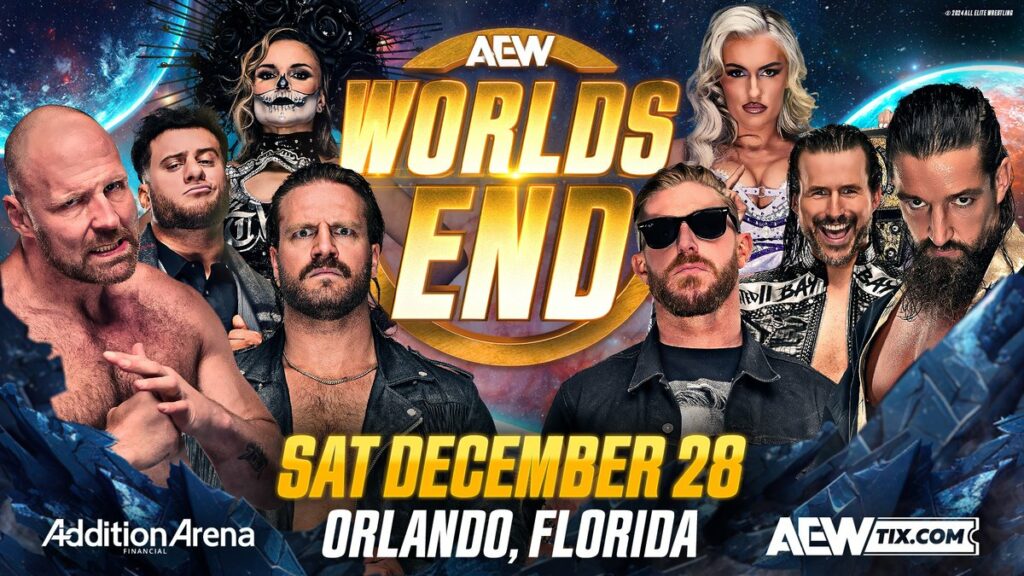 Cartelera AEW Worlds End 2024 actualizada