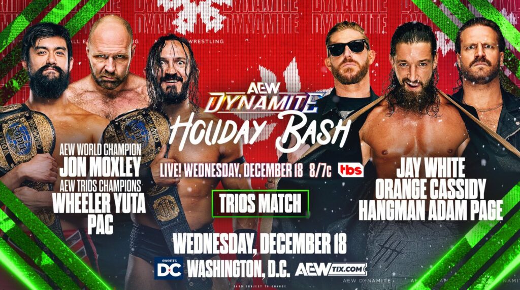 Previa AEW Dynamite Holliday Bash 18 de diciembre de 2024