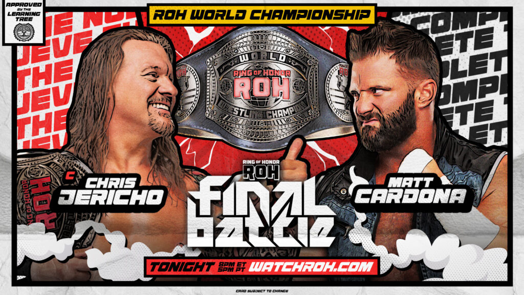 Cartelera ROH Final Battle 2024 actualizada