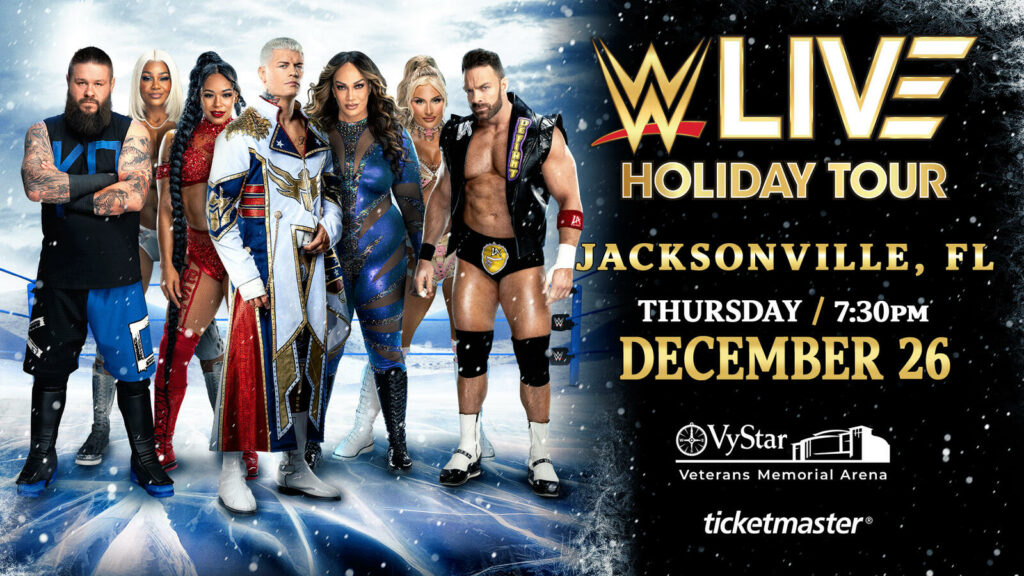 Cartelera WWE Live Holiday Tour 26 de diciembre de 2024