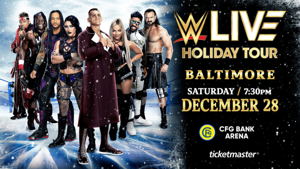 Resultados WWE Live Holiday Tour Baltimore 28 de diciembre de 2024