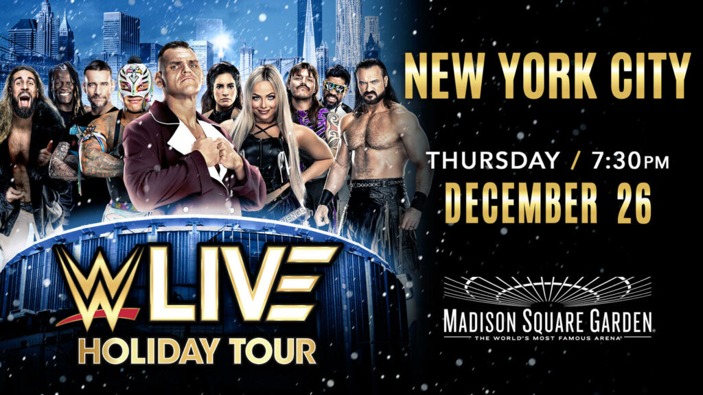 Resultados WWE Live Holiday Tour Madison Square Garden 26 de diciembre de 2024