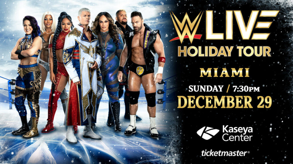 Resultados WWE Live Holiday Tour Miami 29 de diciembre de 2024