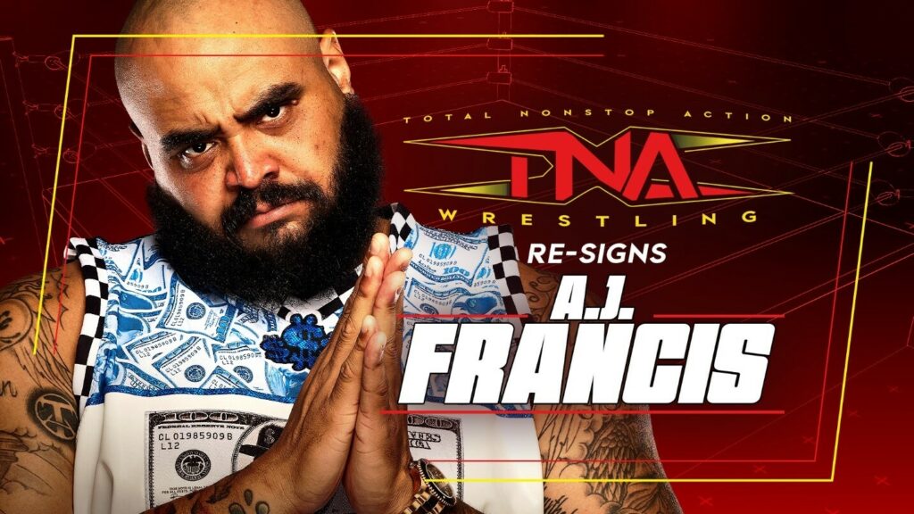 AJ Francis renueva con TNA Wrestling