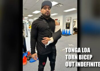 Tonga Loa sufrió un desgarro en el bíceps en WarGames y estará fuera indefinidamente