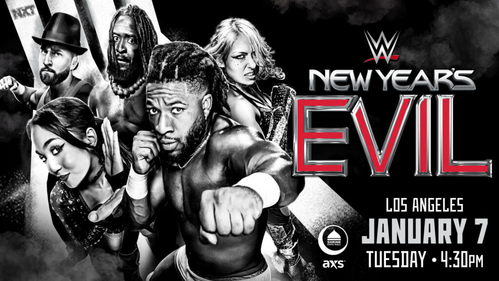 Cartelera WWE NXT New Year’s Evil 2025 actualizada