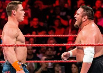 WWE publica un combate nunca antes visto de John Cena y Samoa Joe durante un Live Show del 2017
