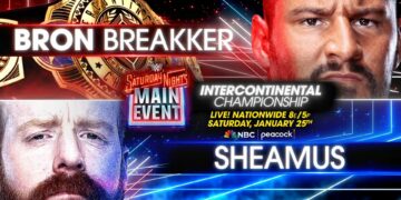 Bron Breakker y Sheamus se enfrentarán en WWE Saturday Night’s Main Event por el Campeonato Intercontinental