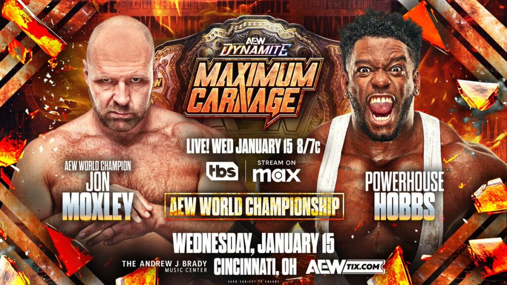 Previa AEW Dynamite Maximum Carnage 15 de enero de 2025