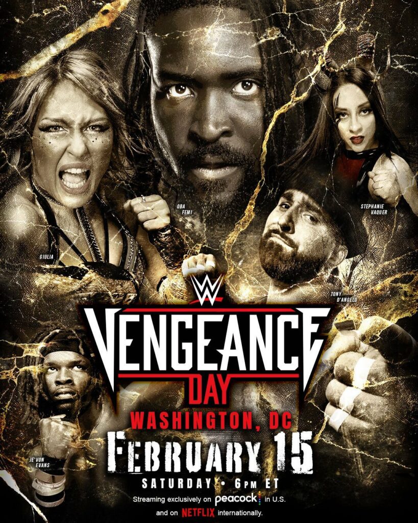 NXT Vengeance Day 2025: póster oficial