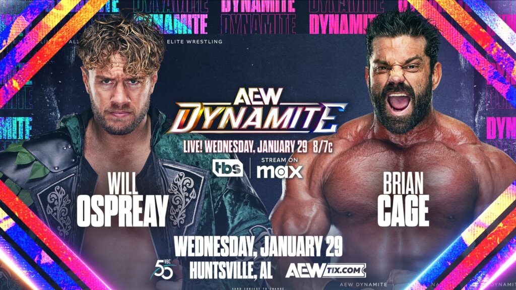 AEW anuncia la cartelera provisional del show de Dynamite 29 de enero de 2025