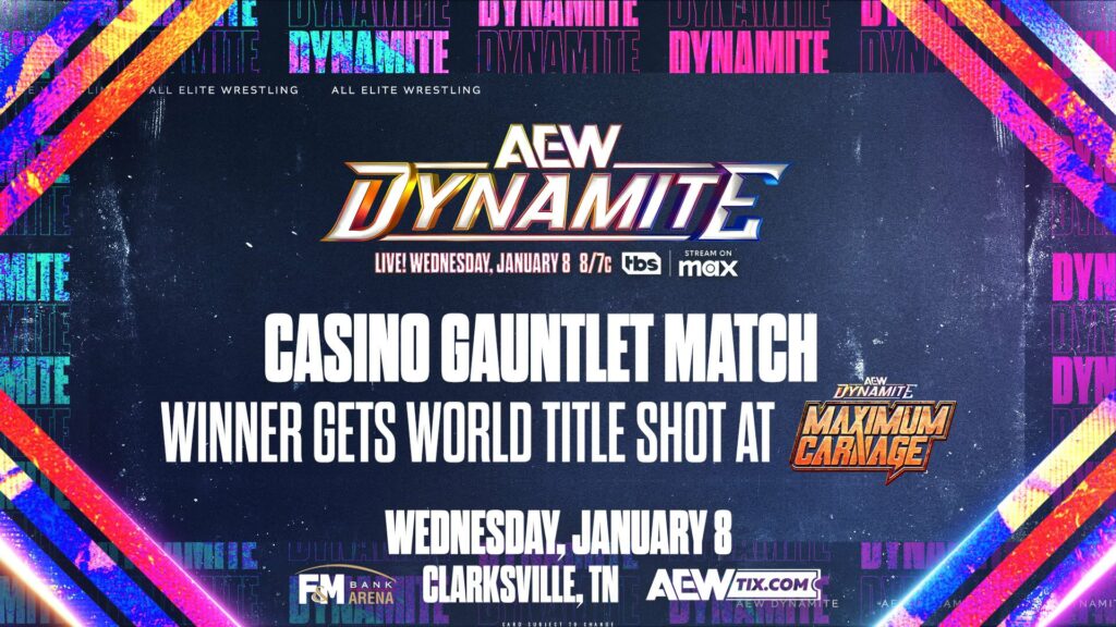 AEW anuncia la cartelera provisional del show de Dynamite del 8 de enero de 2025