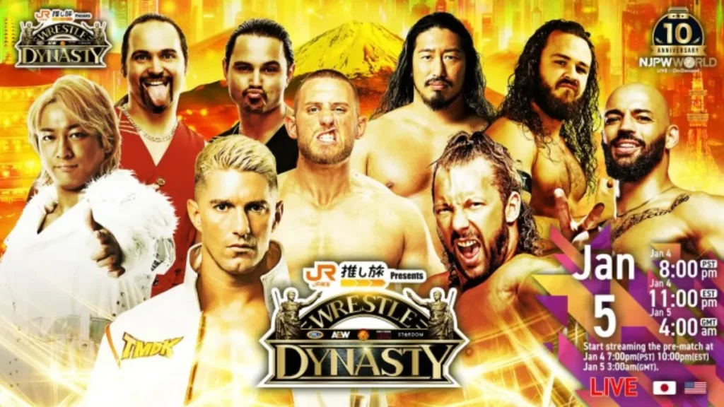 Resultados NJPW x AEW x ROH x CMLL Wrestle Dynasty 2025